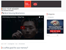 Tablet Screenshot of buildyourmemory.com